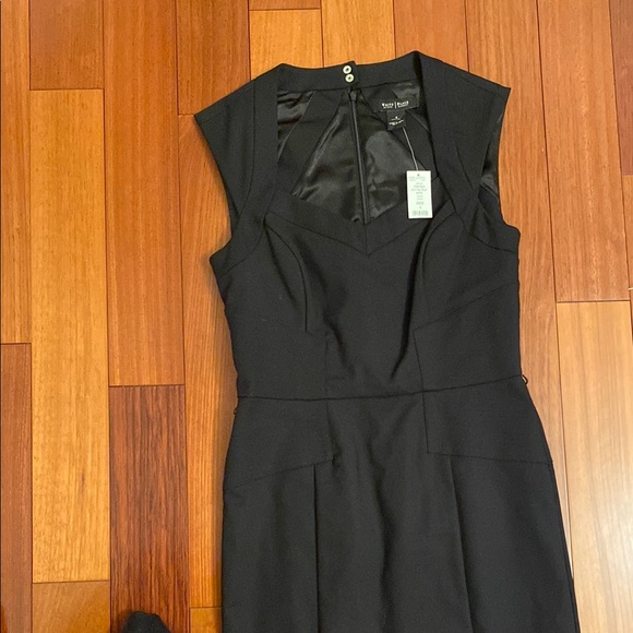 White House Black Market Elegant Black Sleeveless Dress - Picture 2 of 5